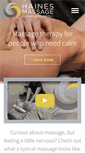 Mobile Screenshot of hainesmassage.com